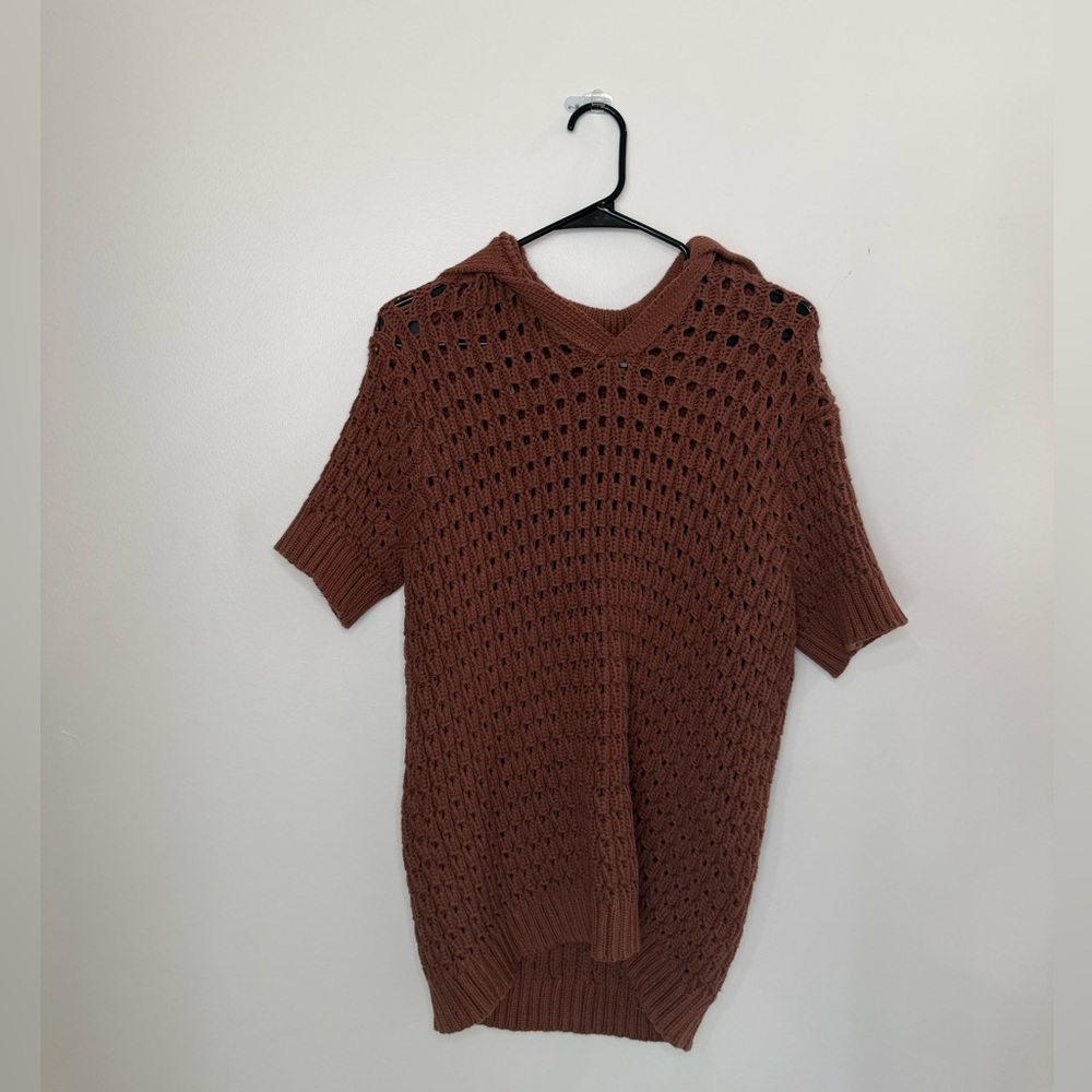 Women's Brown Knit Sweater